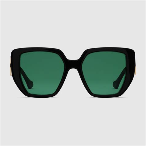 lunette de soleil gucci verte|lunette gucci transparente.